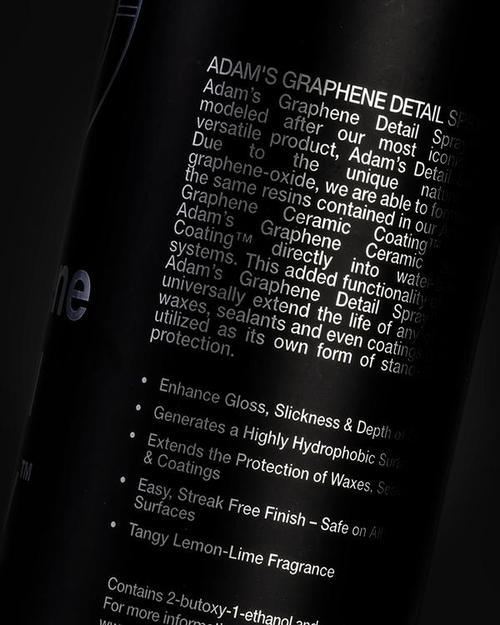 Spray de Detallado con Grafeno - Adams Graphene Detail Spray 473ml